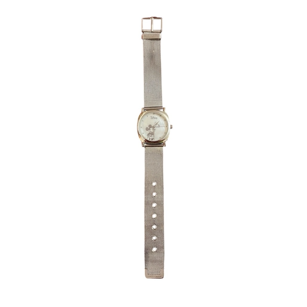 Disney Silver Watch with Gold Accents